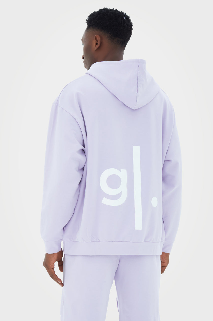 هودي رجالي بقصة واسعة من الخيزران العضوي