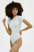 Organic Bamboo Women's Short Sleeve Crewneck Bodysuit