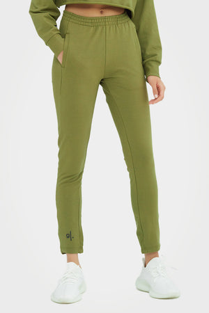 بنطال جوجرز نسائي بقصة ضيقة لكل الأجسام من الخيزران العضوي