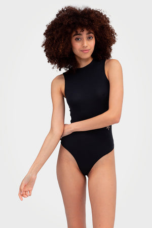 Organic Bamboo Women's Sleeveless Crewneck Bodysuit