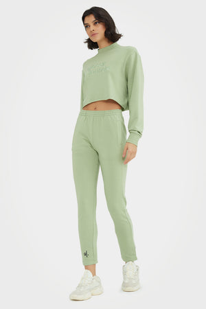 بنطال جوجرز نسائي بقصة ضيقة لكل الأجسام من الخيزران العضوي