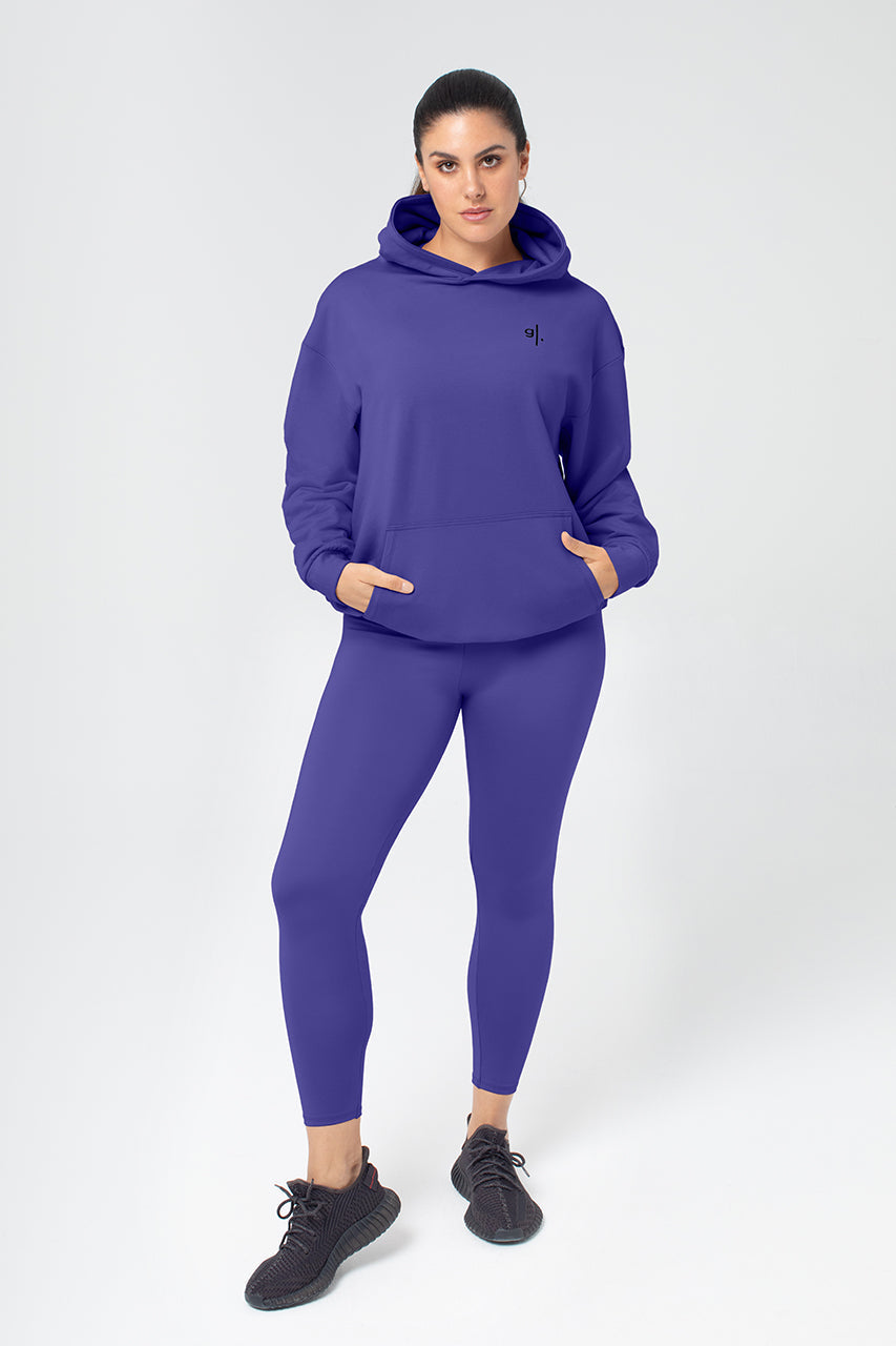 هودي نسائي بقصة واسعة من الخيزران العضوي