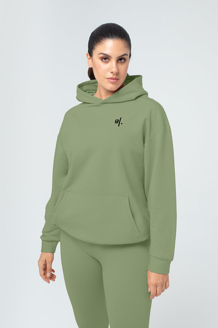 هودي نسائي بقصة واسعة من الخيزران العضوي