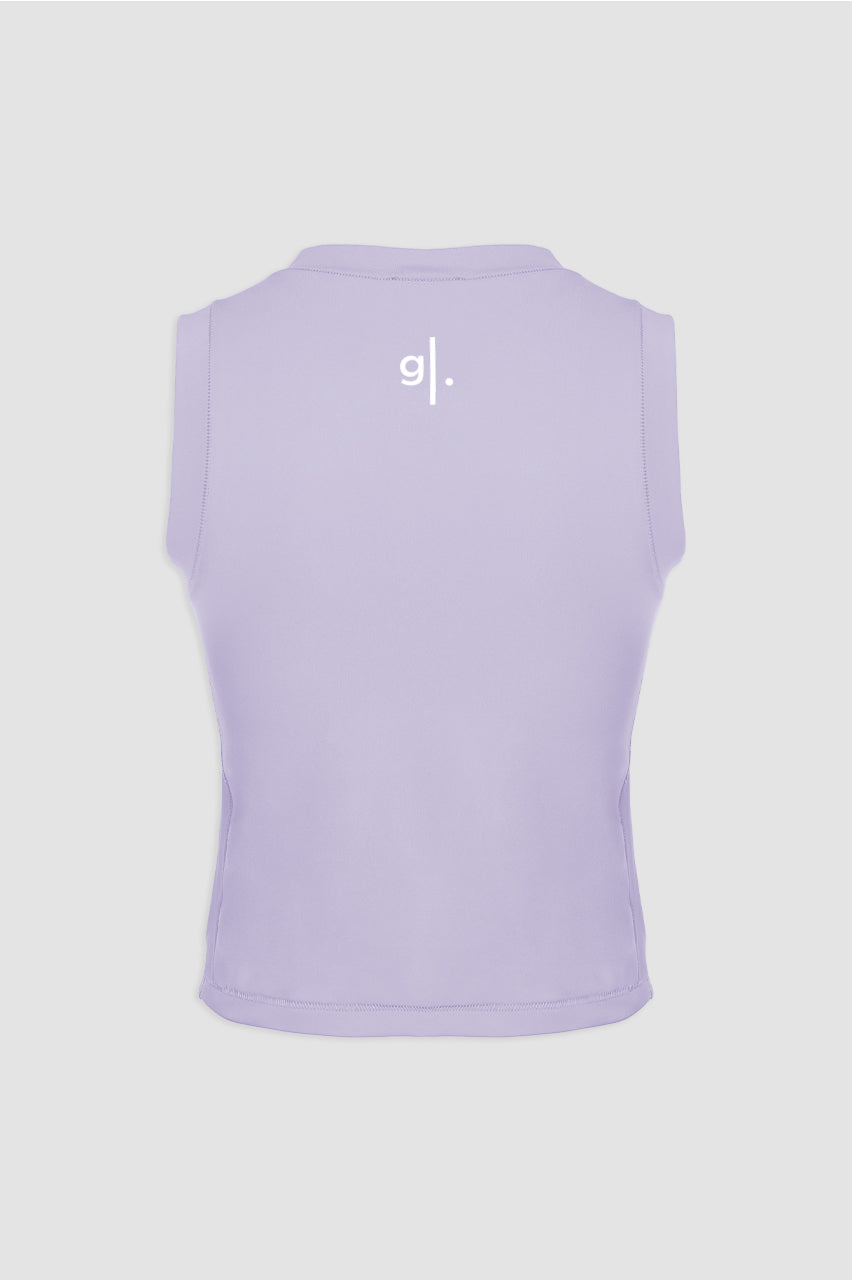 Women's Sustainable Sleeveless Crop High Neck Top