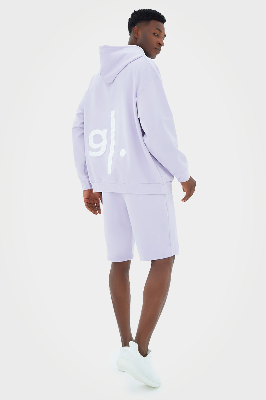 هودي رجالي بقصة واسعة من الخيزران العضوي