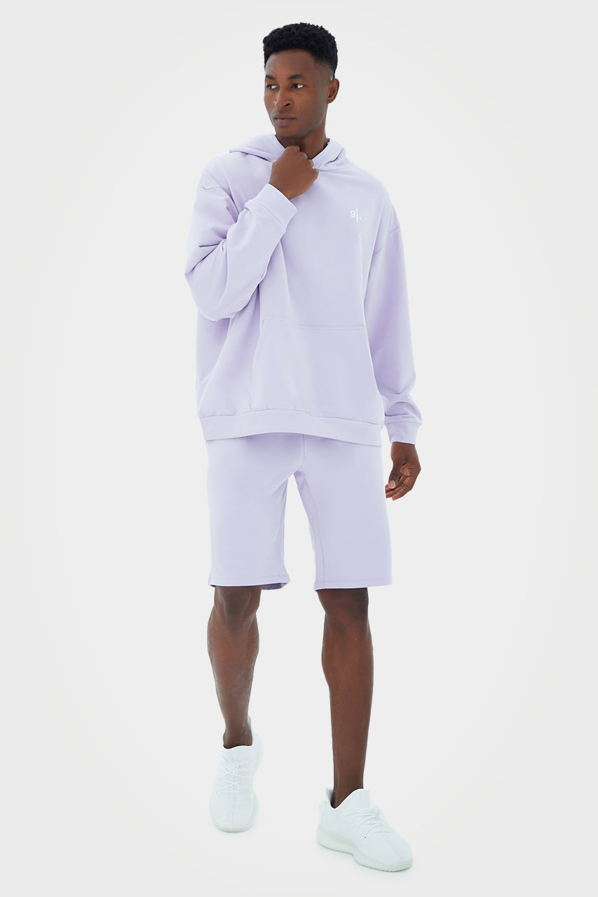 هودي رجالي بقصة واسعة من الخيزران العضوي