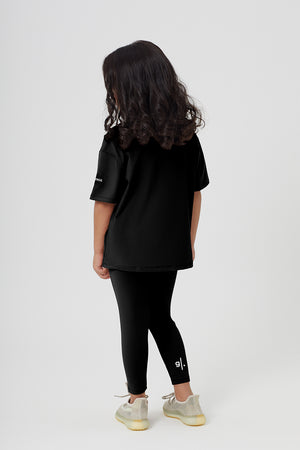 تيشيرت بقصة واسعة مستدام للفتيات