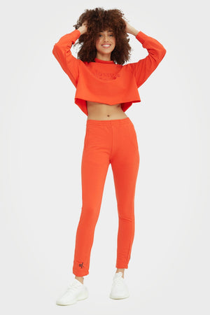 بنطال جوجرز نسائي بقصة ضيقة لكل الأجسام من الخيزران العضوي