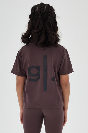 تيشيرت بقصة عادية مستدام للفتيات