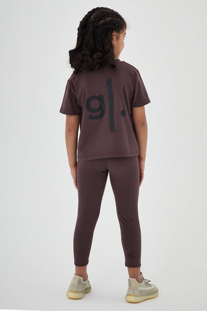 تيشيرت بقصة عادية مستدام للفتيات