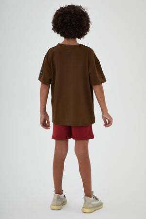 تيشيرت بقصة واسعة مستدام للأولاد