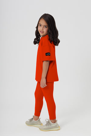 تيشيرت بقصة واسعة مستدام للفتيات